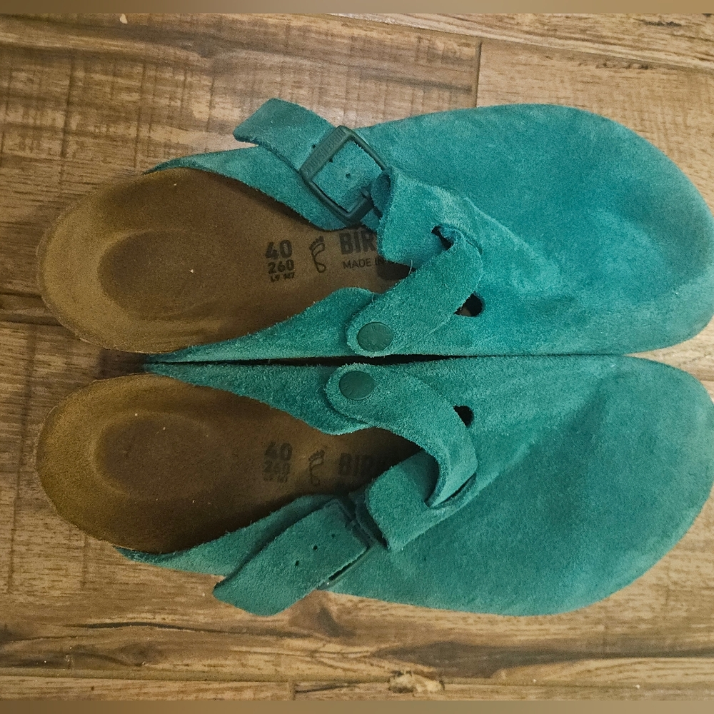 Birkenstock Boston clogs in digital green, 40 - Picture 3 of 7